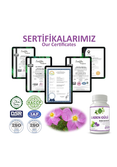 Gökçek Şifa Laden Gülü 60 Kapsül