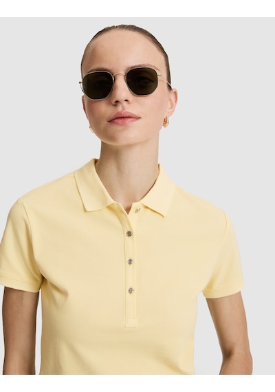 Pierre Cardin Kadın Limon Tişört Basic 50325456-vr035 Sarı