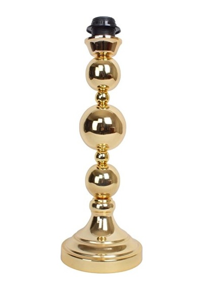 Gold Kadife Kaplı El Yapımı Başlık Gold Metal Ayaklı Klasik Model Abajur 60x30cm
