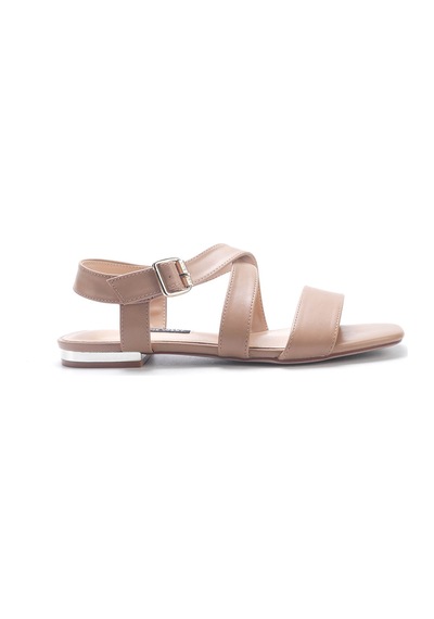 Nine West Etrına 5fx Krem Kadın Düz Sandalet 000000000101928724 Bej