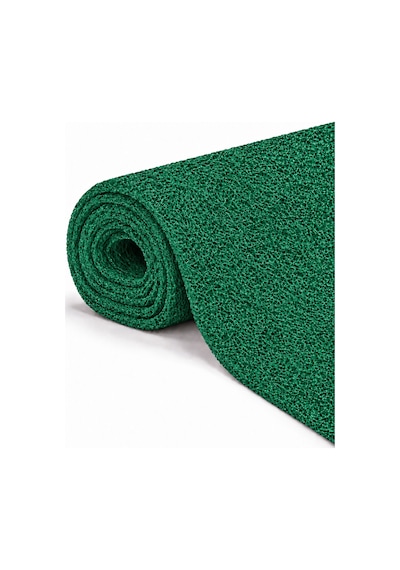 Hortumtech Kıvırcık Paspas Kir Tutucu Pvc Kapı Önü İç Dış Mekan Eko 12 Mm - Yeşil 120 X 200 Cm