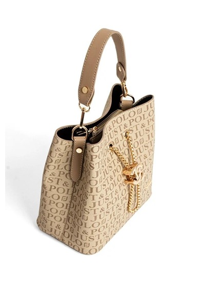 Kadın Günlük Kullanıma Uygun Ayarlanabilir Askılı Şık El & Omuz Çantası Shoulder Bag Vizon
