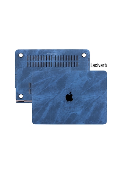 Apple Uyumlu MacBook Air Kılıf 13 İnç Kaplama Fabric01 Kumaş Eski Usb'li Model 2010-2017 A1369 A1466 İle Lacivert