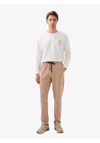 Erkek T-shirt 40829 - Beyaz Beyaz