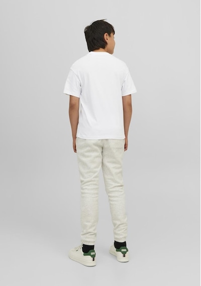 Jack & Jones Kisa Kollu Logo Baskili Tisört - Çocuk 12237435 White Siyah Jack & Jones Kisa Kollu Logo Baskili Tisört - Çocuk 12237435 White Siyah