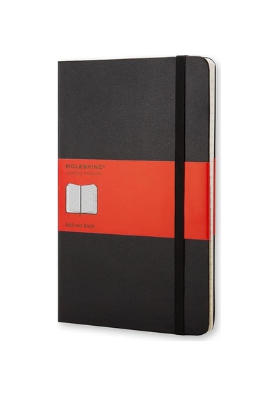 Moleskine Adres Defteri L Boy Siyah 103 Ivory