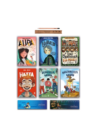 İlk Genç Timaş Uzay İstasyonunda Bir Mahalle - Aura - Hayta - Başarısızlar - Mükemmeller Kulübü Set 6 Kitap
