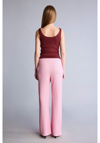 Defacto Wıde Leg Cepli Normal Bel Standart Boy Bürümcük Pantolon F7659ax26smpn171 Pembe-pn171