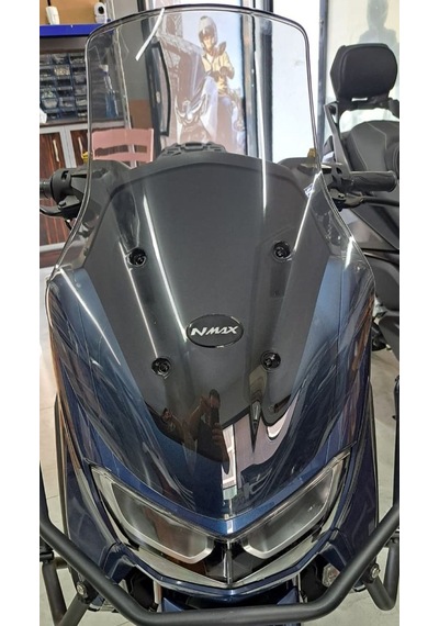 Nmax 125/155 2021-2024 Cam Siperlik 55 Cm Füme İthal Şeffaf