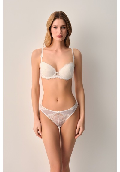 Suwen Vivienne Dantelli String Külot St4450602036 Ekru