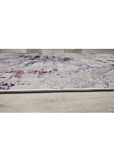 Yamalıhome Bambu Halı B1026 Mürdüm Mavi 80X140 Cm Pratik Halı