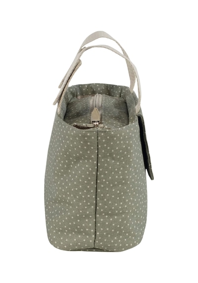 Walking Mum Poppy Bebek Arabası Puantiyeli Organizer Çanta Moss Yeşil