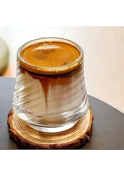 Premium Origami Serisi 2 Parça Espresso Ve Viski Cam Bardak Takımı Şeffaf