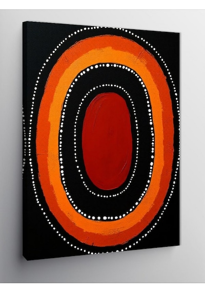 Kanvas Tablo Aborjin Renkli Soyut Sanat 100cmx140cm