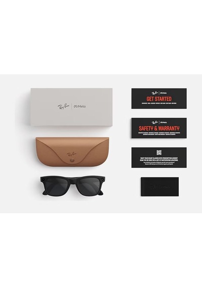 Rayban Meta Wayfarer Gen 2 Akıllı Gözlük F Shıny Black - L Clear / Transıtıons Graphıte Green Rw4012 50mm