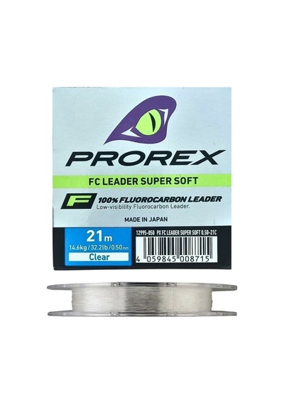 Daiwa Prorex 0.50mm 21m Fc Leader Soft %100 Fluorocarbon Misina