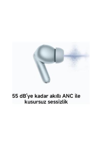 Beyaz Renkli Bluetooth Kulaklık - Anc Ve Yüksek Ses Kalitesi