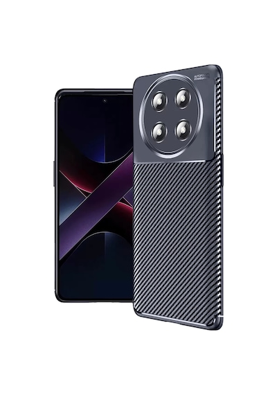 Newface Honor Magic 7 Lite Kılıf Auto Focus Karbon Kapak - Lacivert
