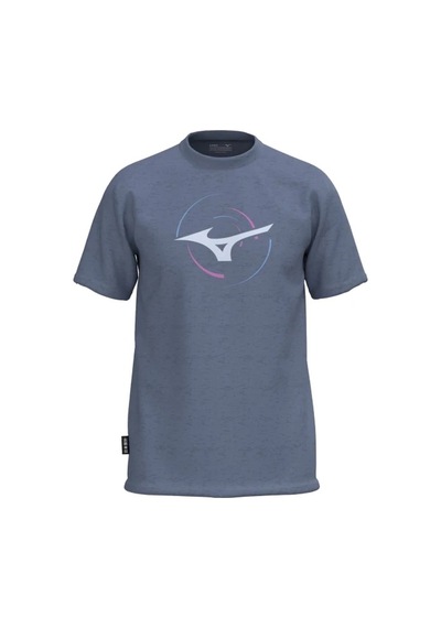Mizuno Athletic Rb Erkek Tişört Koyu Gri Çok Renkli