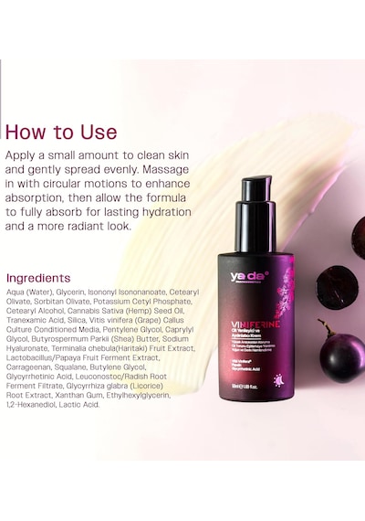 Viniferine Cilt Yenileyici Ve Aydınlatıcı Krem, 50 Ml, Leke Karşıtı, Traneksamik Asit