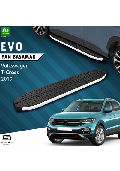 Vw T-cross Evo Aluminyum Yan Basamak 173 Cm 2019-2023 A+ Kalite