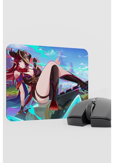 Chasca Genshin Impact Anime Gacha V1 - 22x18 Gaming Mouse Pad Fare Altlığı