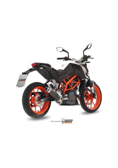 Mivv Ktm Duke 390 Gp Steel Black Full System Egzoz 2013-2016