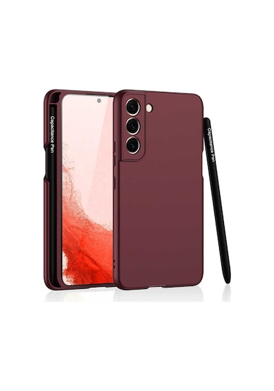Samsung Uyumlu GalaxyS22 Kılıf Celikaksesuar Kalemli Kıpta Kılıf Siyah