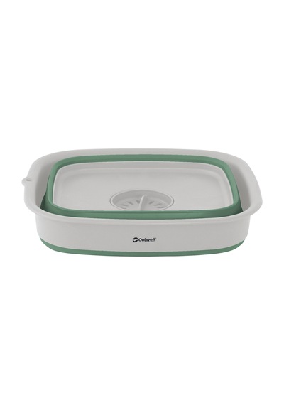 Outwell Collaps Wash Bowl W/drain Katlanır Kamp Lavabosu Yeşil-gri
