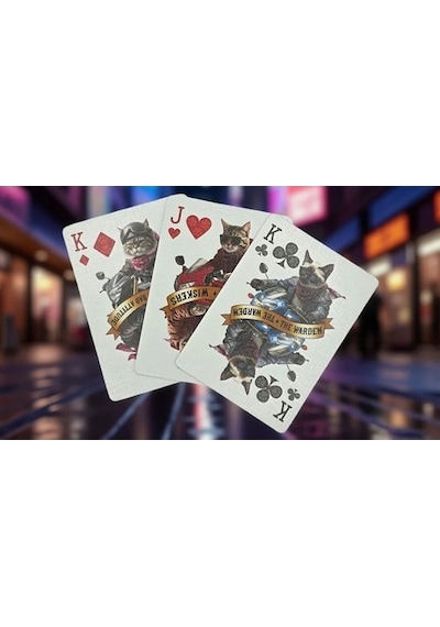 Aı Playing Cards Biker Dogs Premium Oyun Kağıdı Koleksiyonluk İskambil Kartları Destesi