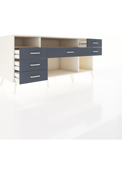 Kronos Konsol 2 Raflı 6 Çekmeceli 176x59x83 Aytaşı-çam/antrasit Çam/antrasit Kronos Konsol 2 Raflı 6 Çekmeceli 176x59x83 Aytaşı-çam/antrasit Çam/antrasit