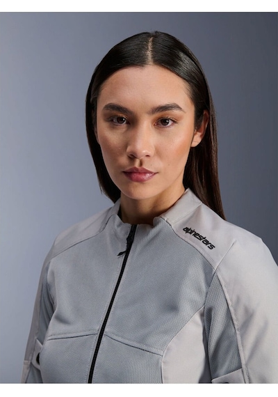 Alpinestars Stella C-1 Air Korumalı Kadın Motosiklet Montu Gri