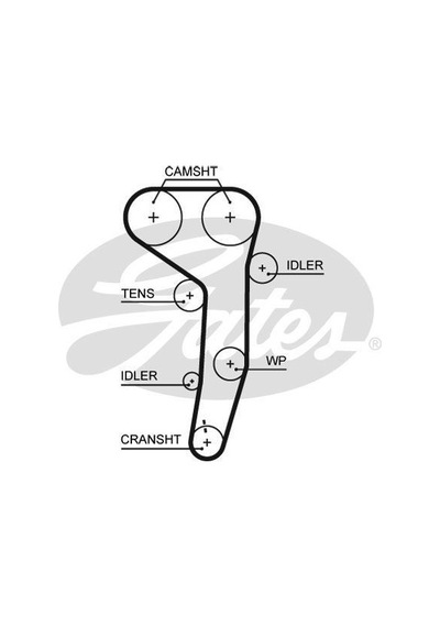 GATES 5607XS TRIGER EKSANTRIK KAYISI 141×300 GOLF V 2.0TDI AZV BK
