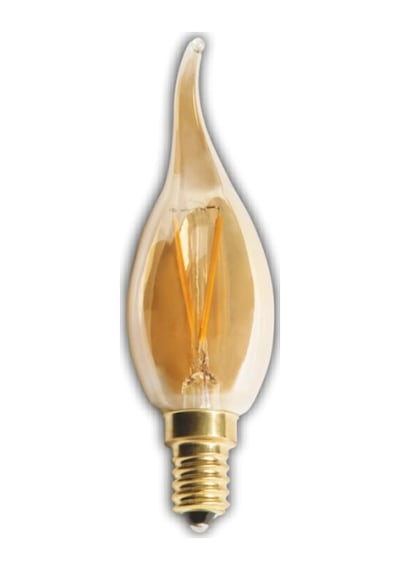 1 Adet Cata Ct 4281 Kıvrık Led Rustik Ampul 4w Amber Işık E14 Duy