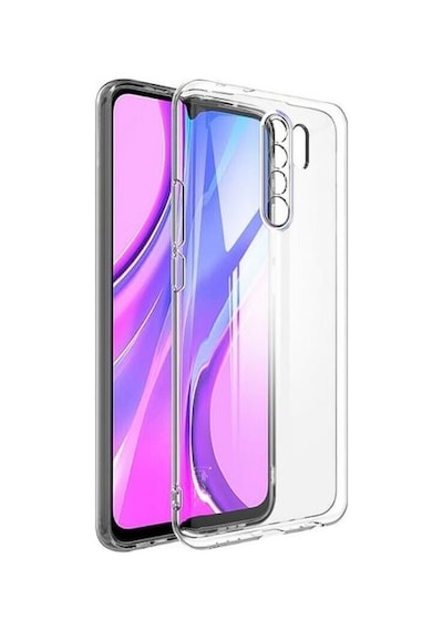 Kvy Xiaomi Redmi 9 Kamera Korumalı Süper Silikon Kılıf