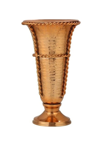 Asur Metal Çiçeklik -vazo Küçük 12 12 32 Cm