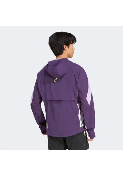 Adidas Adizero Running Erkek Mor Koşu Rüzgarlığı Jv7183