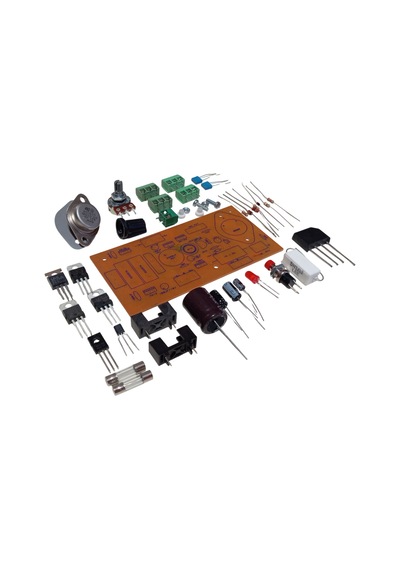Kısa Devre Korumalı Dc 0-24v 1a Ayarlı, +5v, -5v, +12v, -12v Sabit Çıkışlı Güç Kaynağı Kendin Yap Hobi Devresi Dıy Lehimleme Kiti Demonte Montesiz