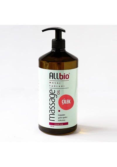 Allbio Masaj Yağı Çilek 1 L