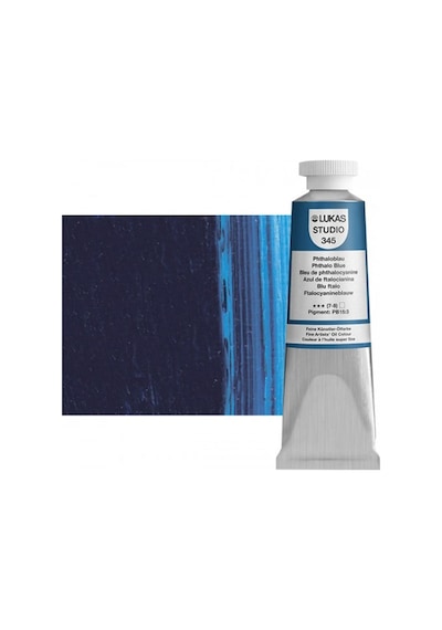 Lukas Studio 37 ML Yağlı Boya No:0345 Phthalo Blue