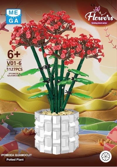 Blok Çiçek 1127 Parça Selvi Asması