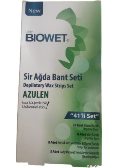 Bioweet Bıowet Azulen 41li Set Sir Ağda Bant Seti