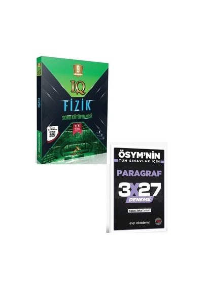 Paraf 2027 9. Sınıf Fizik Soru Kütüphanesi+ Evp Akademi Paragraf