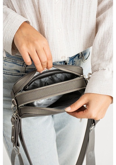 Just Polo Kadın Gri Omuz Çantası 6016mh 49555312