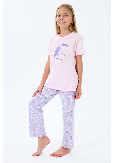 Rolypoly Kız Çocuk Pembe Pijama Takım 5274-49714 Pembe