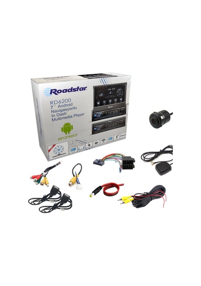 OTO TEYP INDASH 7 4X50W ANDROID BT/USB/SD/AUX/FM ROADSTAR RD-6200