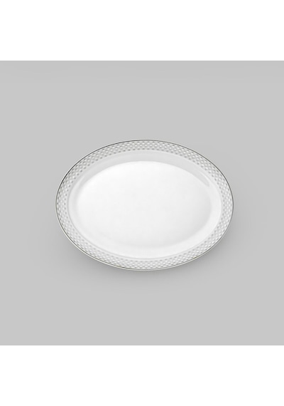 Nehir Camelia Platin Yaldızlı 28 Parça Porselen Yemek Takımı