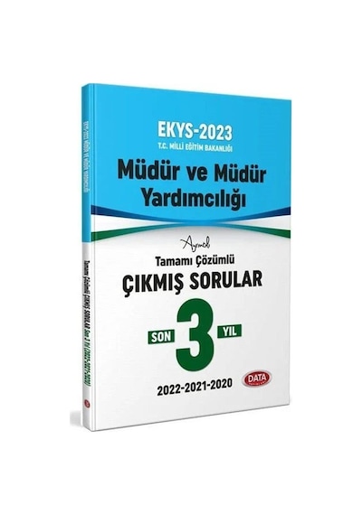 2023 MEB EKYS Müdür ve Müdür Yardımcılığı 3 Yıl Çıkmış Sorular ve Çözümleri - Kolektif