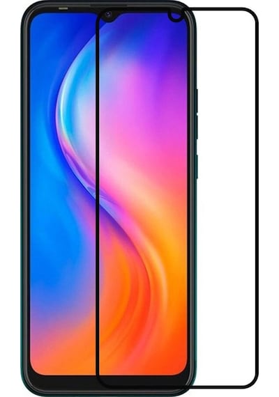 Microcase Tecno Spark 6 Go Tam Kaplayan Çerçeveli Cam Koruyucu