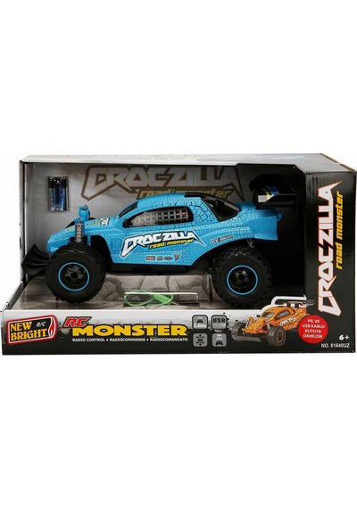 New Bright 1:16 Croc-zilla Uzaktan Kumandalı Araba Mavi G1914400524n1